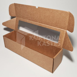 32 x 8.3 x 8.3 cm - kartona kastes ar logu