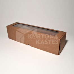 32 x 8.3 x 8.3 cm - kartona kastes ar logu