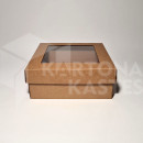 19 x 19 x 8 cm - kartona kastes ar vāku