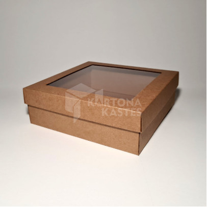 24 x 24 x 8 cm - kartona kastes ar vāku 24 x 24 x 8 cm - kartona kastes ar vāku