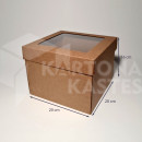20 x 20 x 16 cm - Kartona kastes ar vāku 20 x 20 x 16 cm - Kartona kastes ar vāku