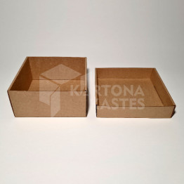 14 x 14 x 7 cm - kartona kastes ar vāku