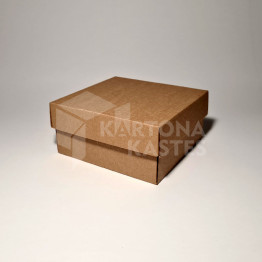 14 x 14 x 7 cm - kartona kastes ar vāku