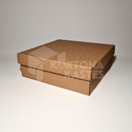 24 x 24 x 8 cm - kartona kastes ar vāku