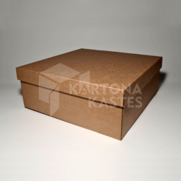 31 x 31 x 12 cm - kartona kastes ar vāku