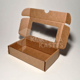 17 x 10 x 4 cm - kartona kastes ar logu