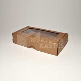 17 x 10 x 4 cm - kartona kastes ar logu