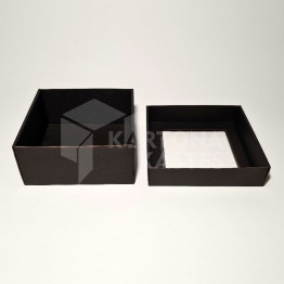 14 x 14 x 7 cm - kartona kastes ar vāku