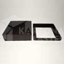 24 x 24 x 8 cm - kartona kastes ar vāku