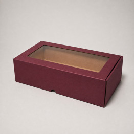 32 x 16.5 x 8.3 cm - kartona kastes ar logu