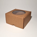 16 x 16 x 9 cm - kartona kastes ar logu
