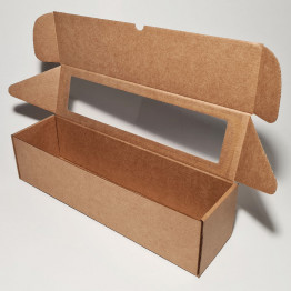 32 x 8.3 x 8.3 cm - kartona kastes ar logu