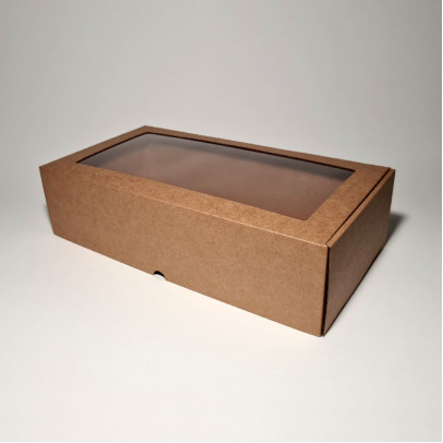 32 x 16.5 x 8.3 cm - kartona kastes ar logu 32 x 16.5 x 8.3 cm - kartona kastes ar logu