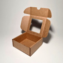 12 x 12 x 5 cm - kartona kastes ar logu 12 x 12 x 5 cm - kartona kastes ar logu