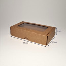 17 x 10 x 4 cm - kartona kastes ar logu