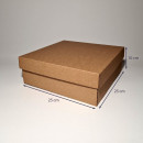 25 x 25 x 10 cm - kartona kastes ar vāku
