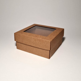 14 x 14 x 7 cm - kartona kastes ar vāku