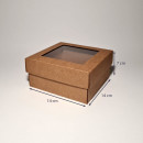 14 x 14 x 7 cm - kartona kastes ar vāku 14 x 14 x 7 cm - kartona kastes ar vāku