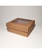 19 x 19 x 8 cm - kartona kastes ar vāku