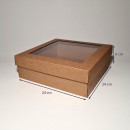24 x 24 x 8 cm - kartona kastes ar vāku 24 x 24 x 8 cm - kartona kastes ar vāku