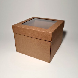 20 x 20 x 16 cm - Kartona kastes ar vāku