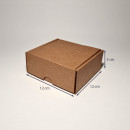 12 x 12 x 5 cm - kartona kastes