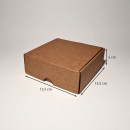 13.5 x 13.5 x 5 cm - kartona kastes