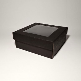 19 x 19 x 8 cm - Kartona kastes ar vāku