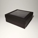 25 x 25 x 10 cm - kartona kastes ar vāku